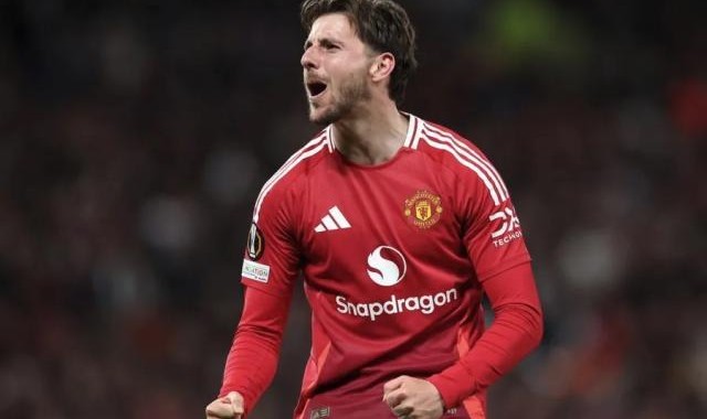 开云体育-【欧联】芒特双响霍伊伦破门，曼联总比分7比1进决赛